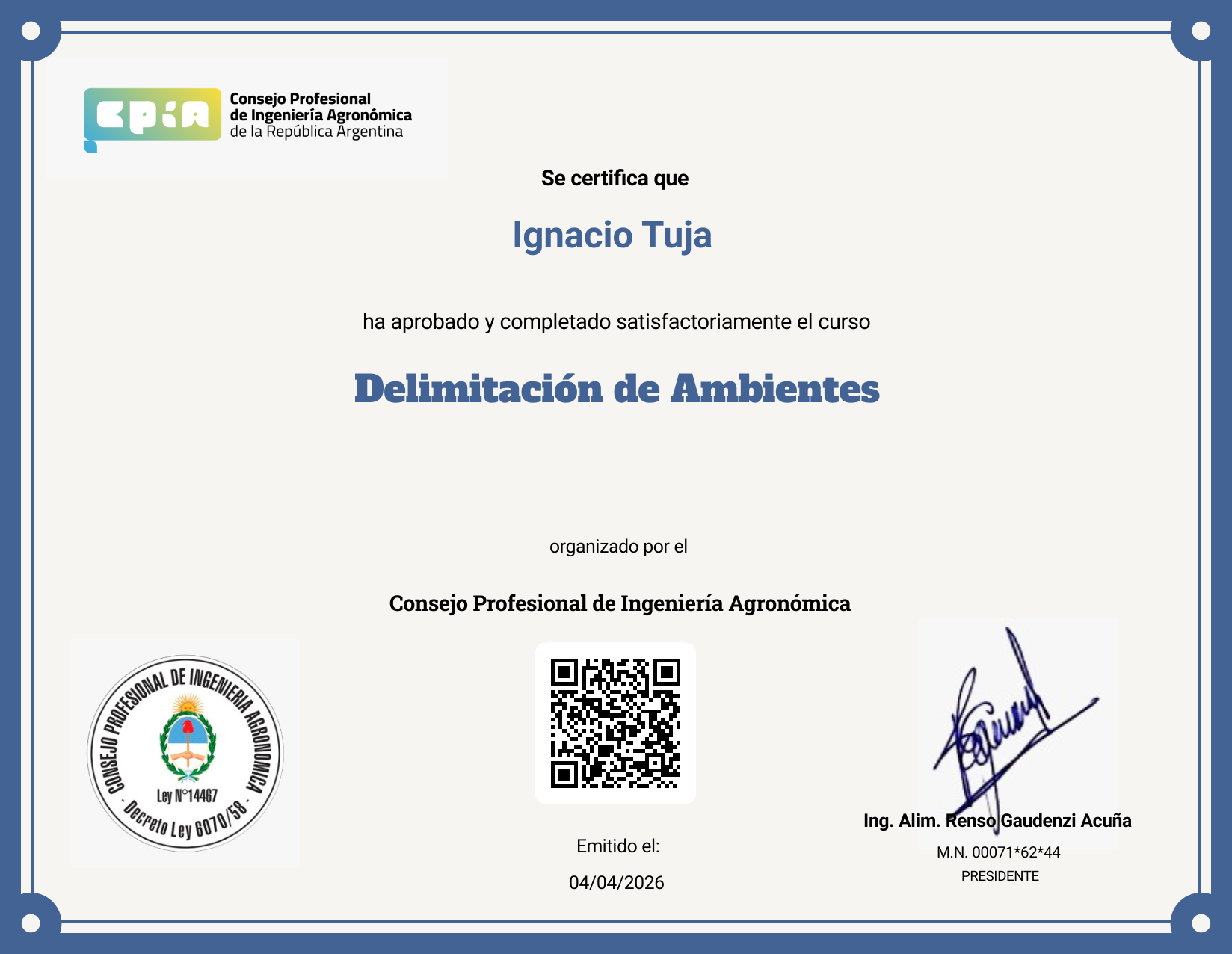 Certificate Preview