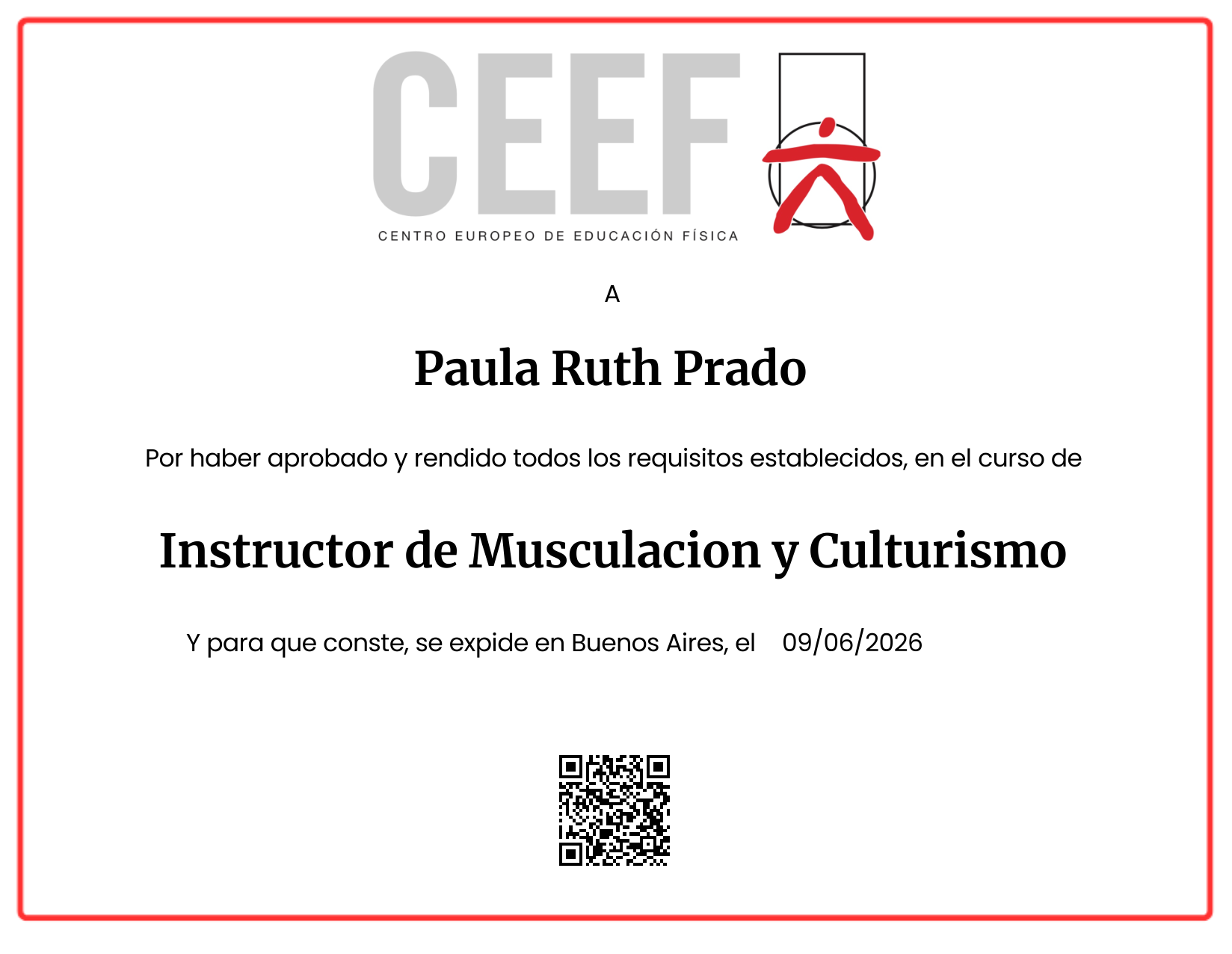 Certificate Preview