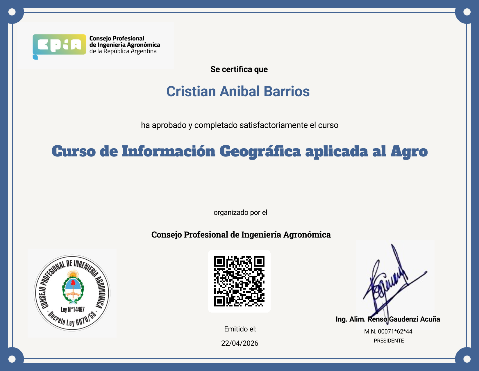 Certificate Preview