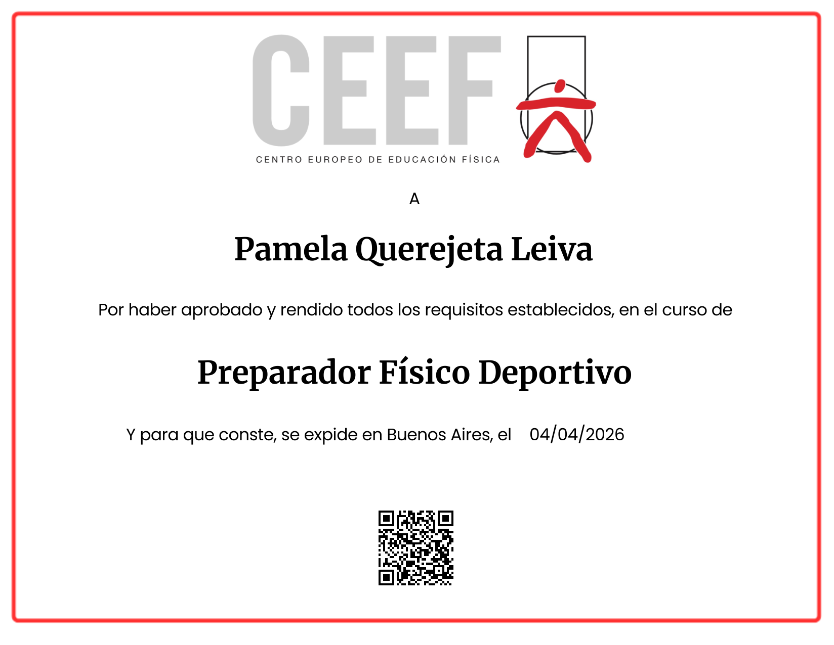 Certificate Preview