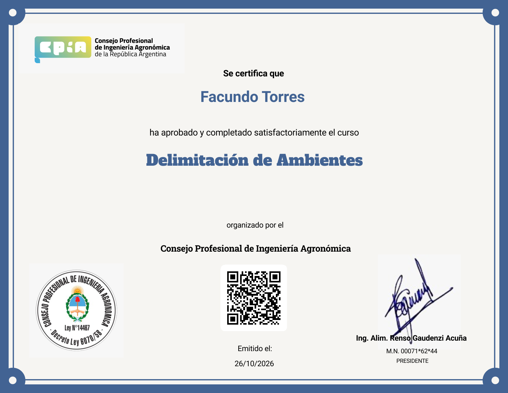 Certificate Preview