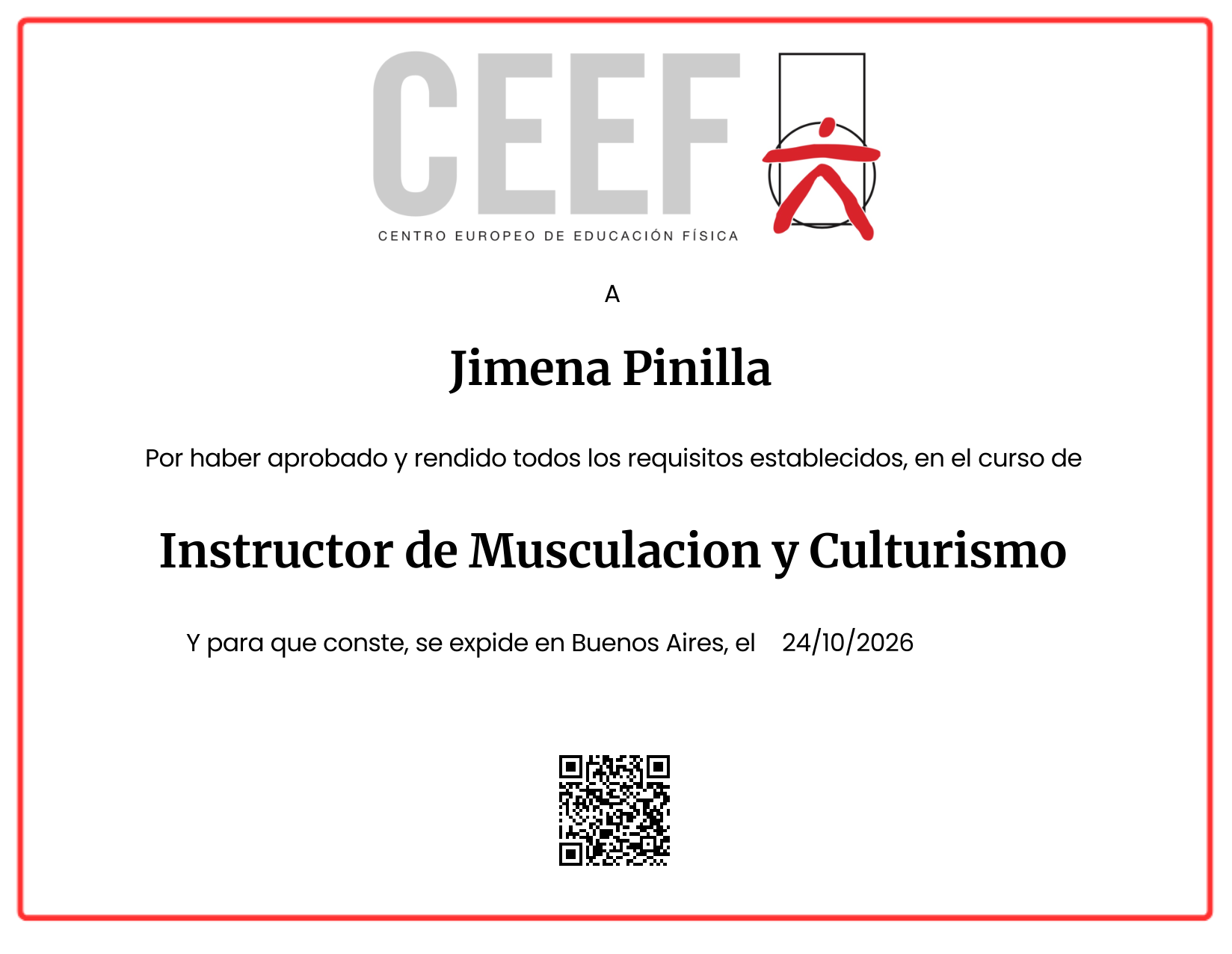 Certificate Preview