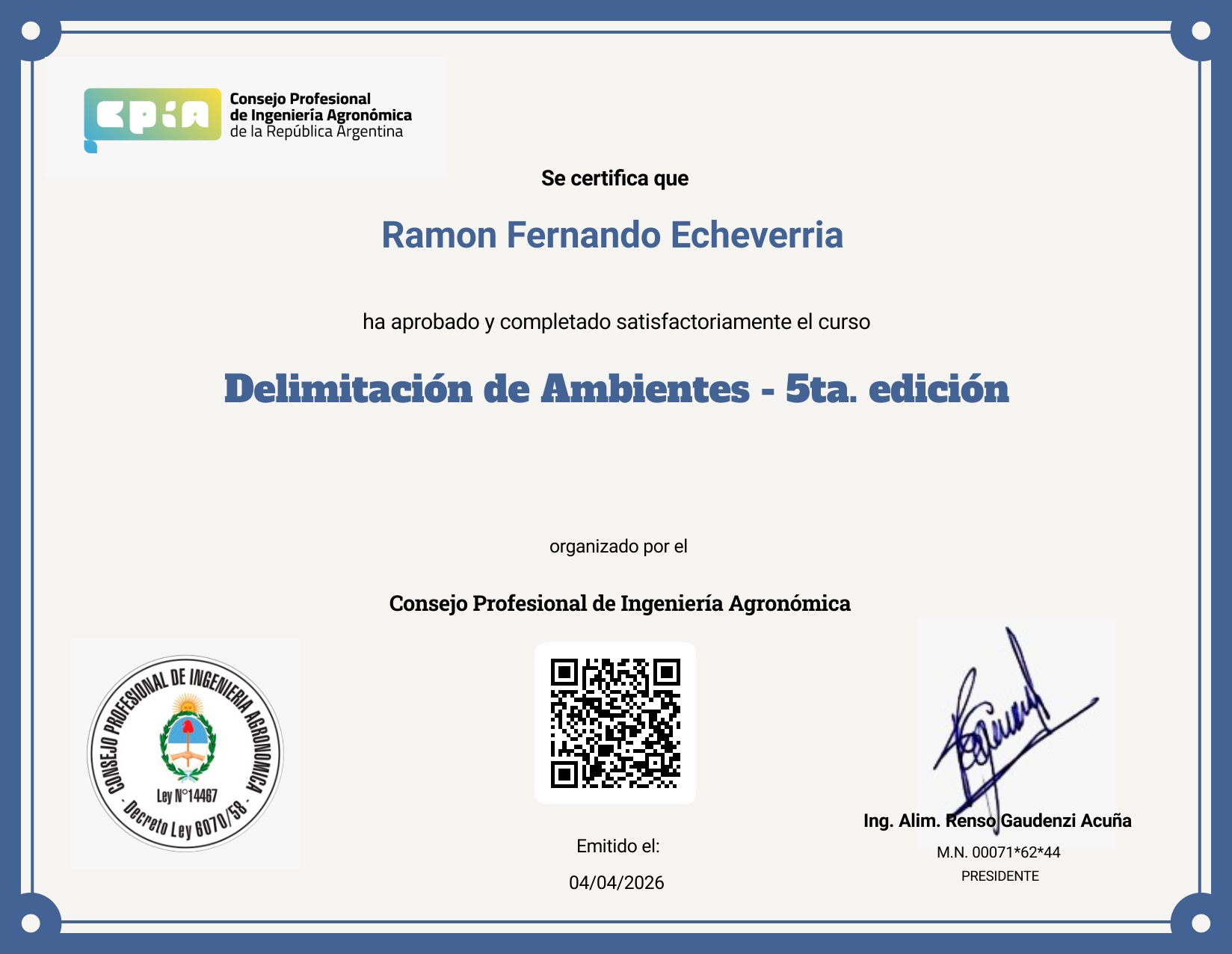 Certificate Preview